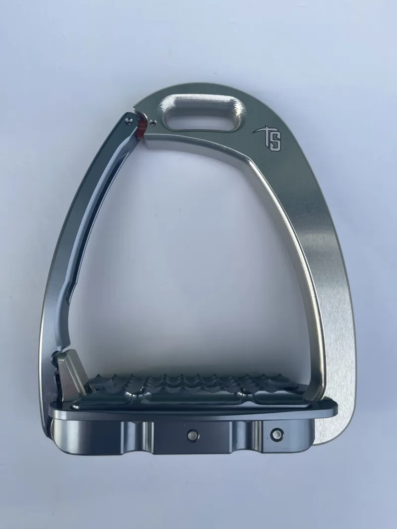 Tech Stirrups Venice Safety Young Rider Silver/Titanium